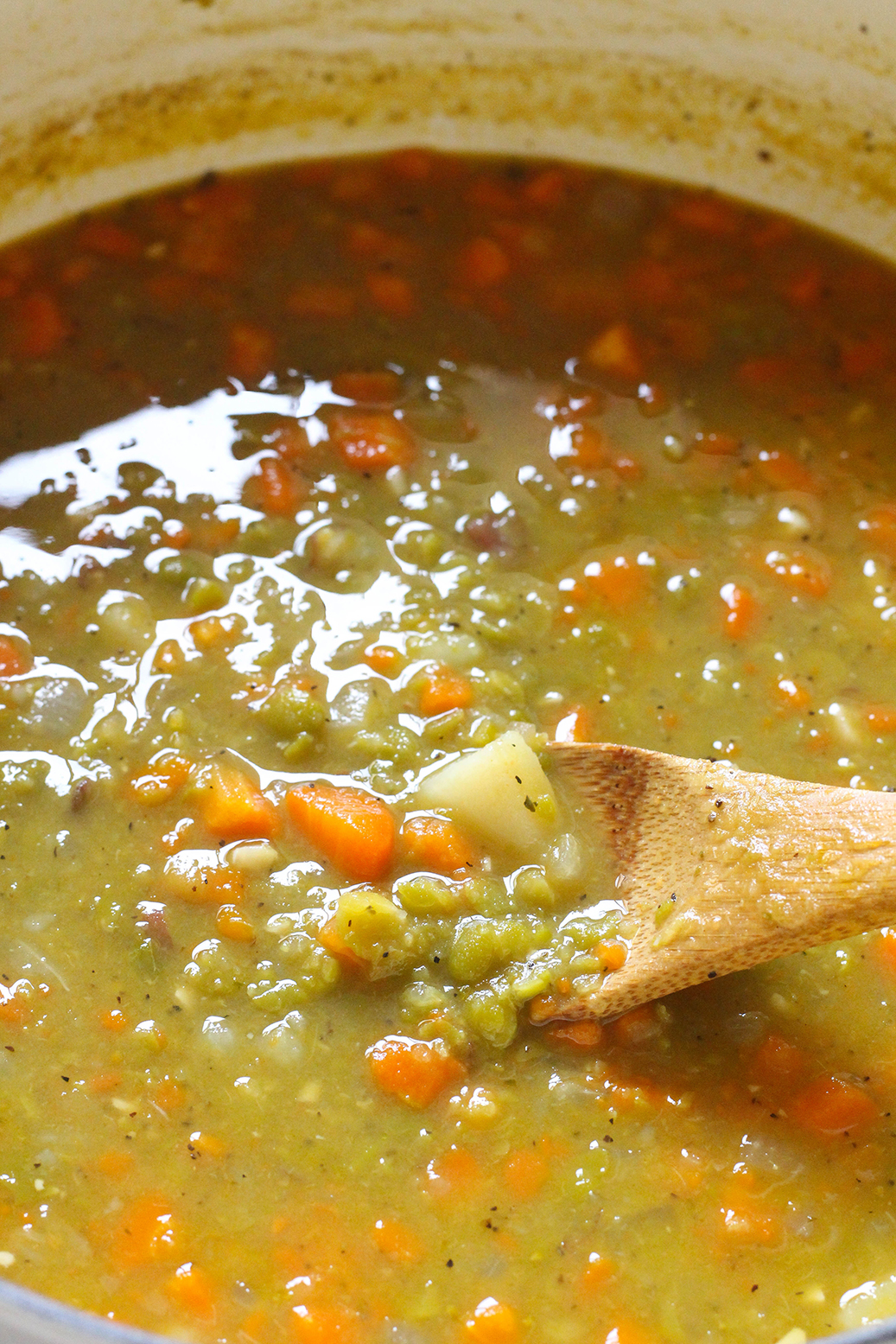 Vegan split pea soup | The Mostly Vegan