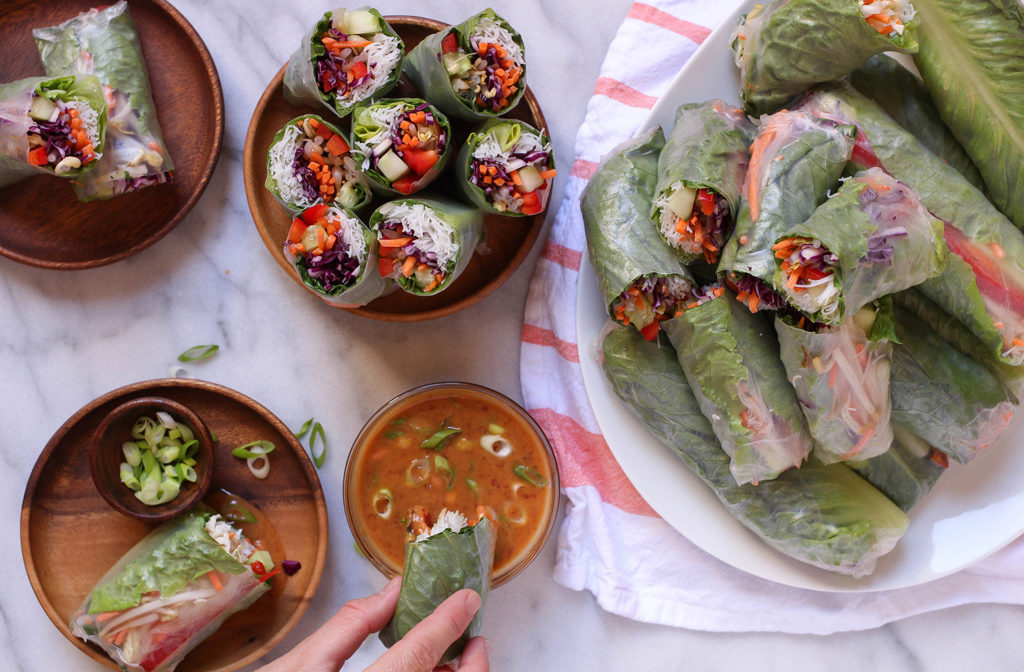 Veggie Spring Rolls - Pudge Factor