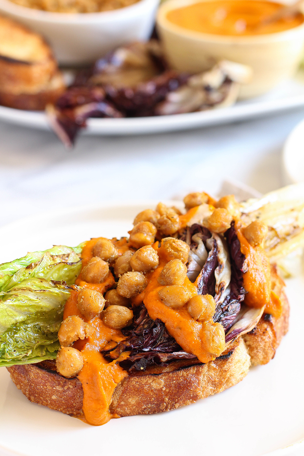 Grilled Romaine & Radicchio Salad with Charred Carrot Dressing | The ...