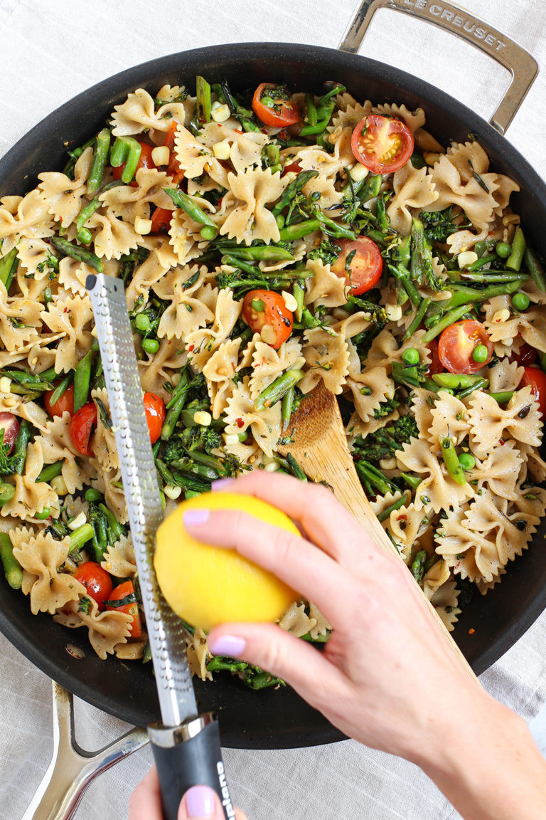 Lemony Spring Pasta Salad The Mostly Vegan